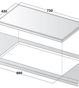 Kích thước Bếp từ hồng ngoại Canzy CZ 88NPSH