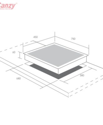 Kích thước Bếp từ Canzy CZ ID 078EU