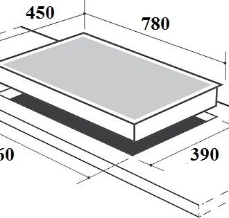 Kích thước Bếp Từ Canzy CZ ML86GA