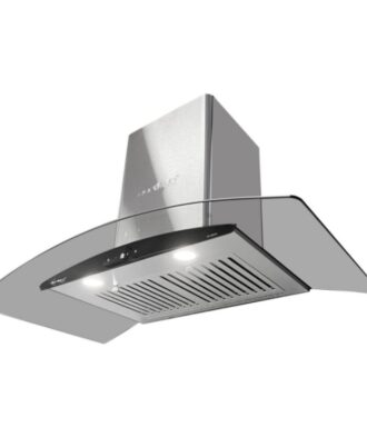 Lưới lọc inox và đèn led của máy hút mùi áp tường tuần hoàn Eurosun EH-70K32