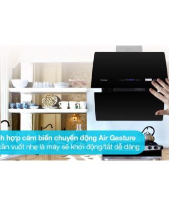 Ảnh thực tế máy hút mùi áp tường tuần hoàn Pramie DE19-700 Air