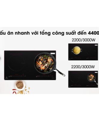 Công suất bếp từ đôi Pramie PRMY-2205 lắp âm