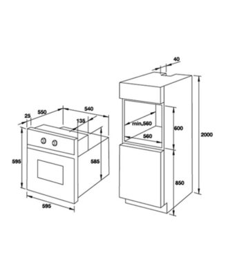 Thiết kế lắp đặt của lò nướng hấp kết hợp Fagor 8H-875TCX A