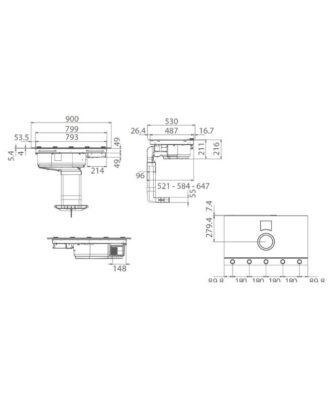 Thiết kế của bếp từ kết hợp máy hút mùi Elica NIKOLATESLA UNPLUGGED BL/F/90 PRF0184019