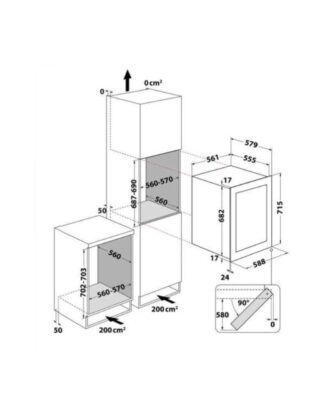 Thiết kế của tủ rượu Elica VERITAS BI36 PRF0191774